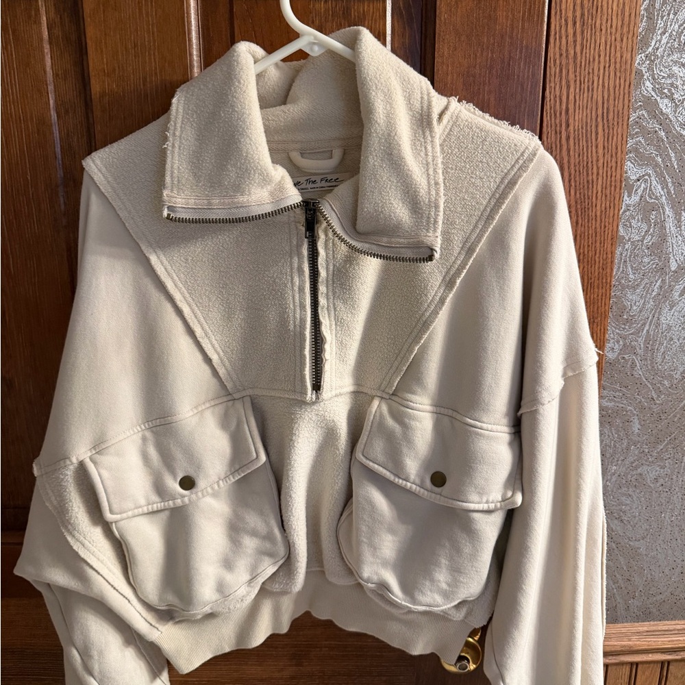 We The Free Cream Utility Jacket